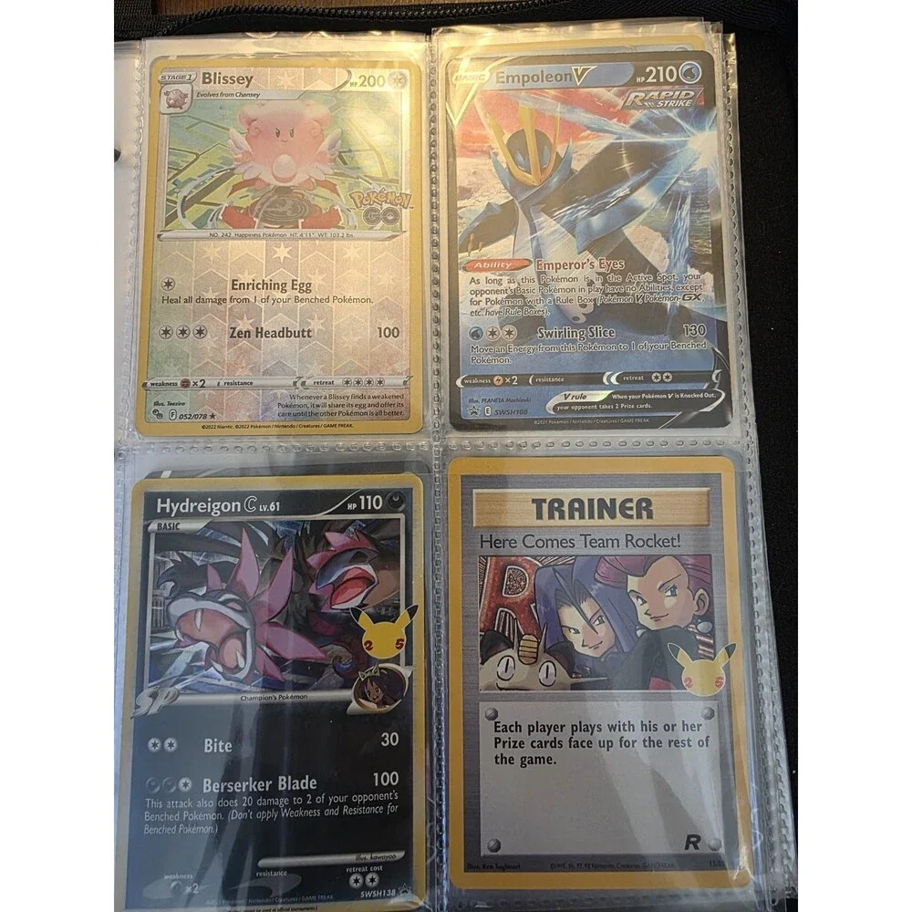 🔥Pokemon Binder Collection🔥 double sleeved NM/M Condition 💎